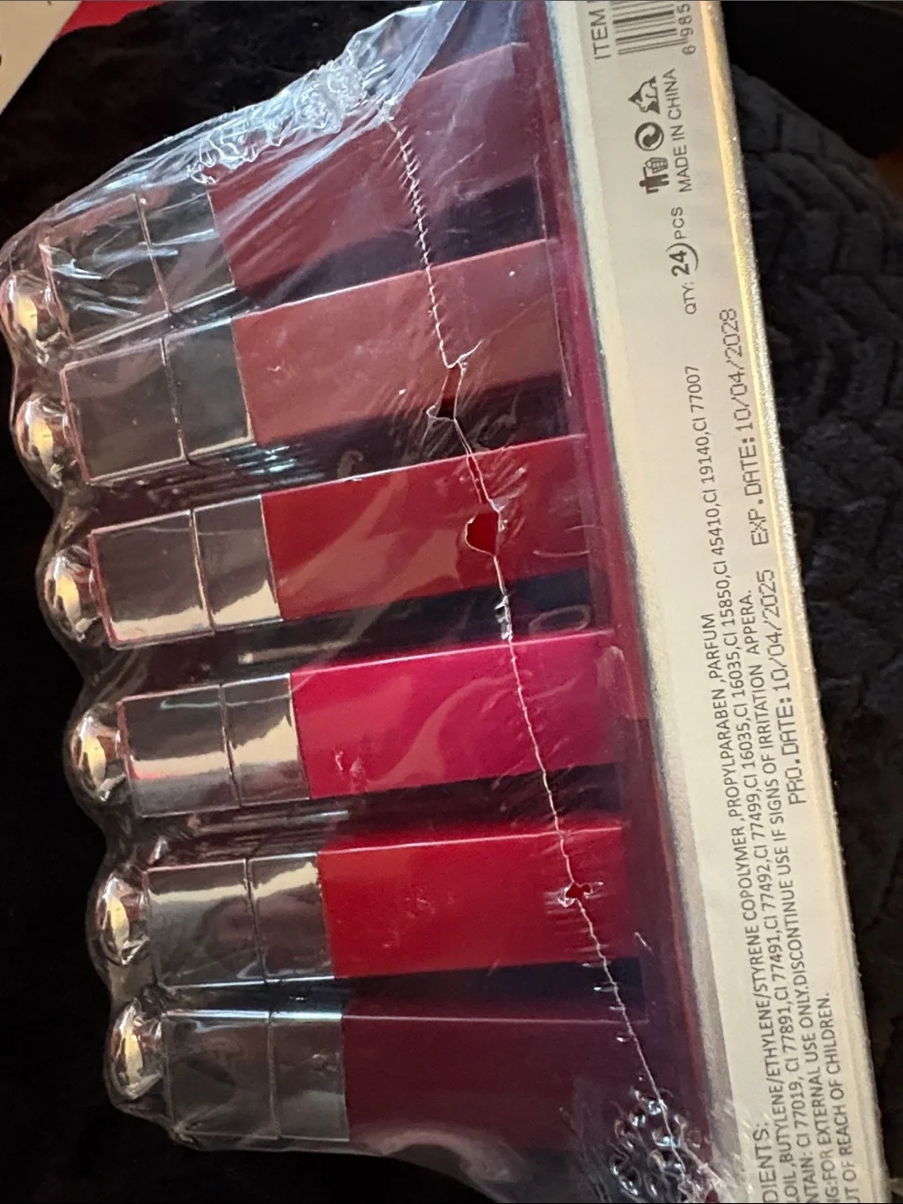 Buyers Bundle 24 pcs - Romantic Rain Matte Lip Gloss Set - Berry Pink Shades